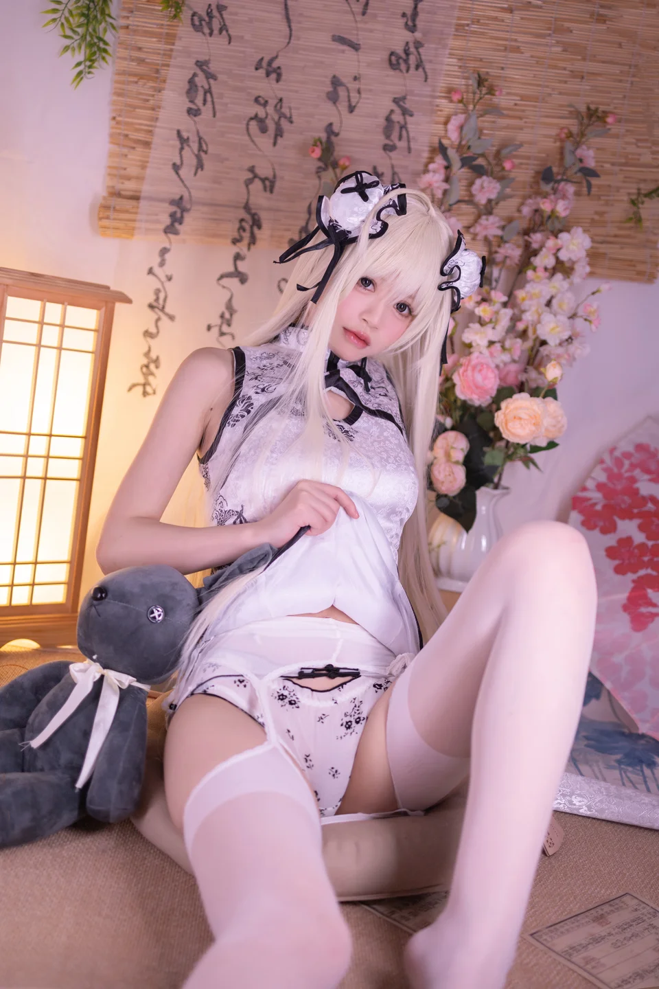 星黛鹿鹿 - No.016 穹妹旗袍 [62P-604MB] tg@simisebaisi 【丝足阁】028.webp